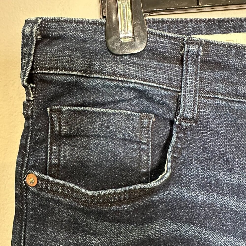 Anthropologie Pilcro Womens Jeans Size 30 Blue High Rise Cigarette Dark Wash - Picture 2 of 10